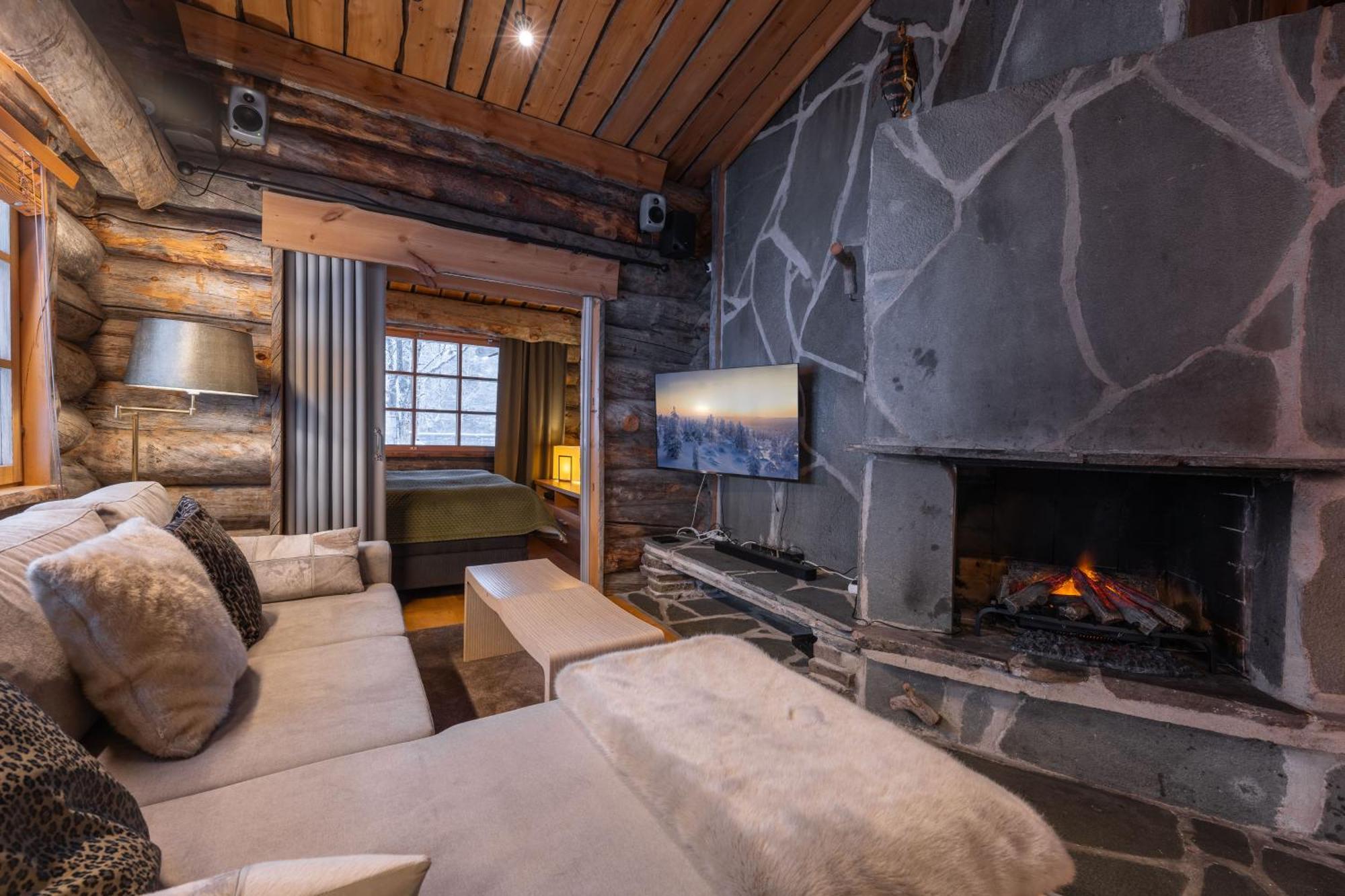 Kuukkeli Log Houses Teerenpesae - Premium Suite A48 Saariselka Dış mekan fotoğraf